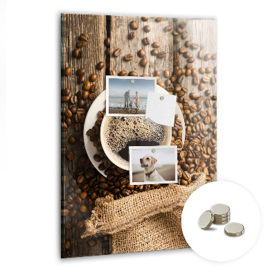 Magnetisch bord Een kopje koffie