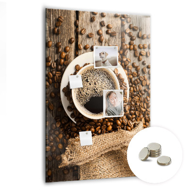 Magnetisch bord Een kopje koffie