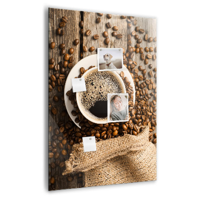 Magnetisch bord Een kopje koffie