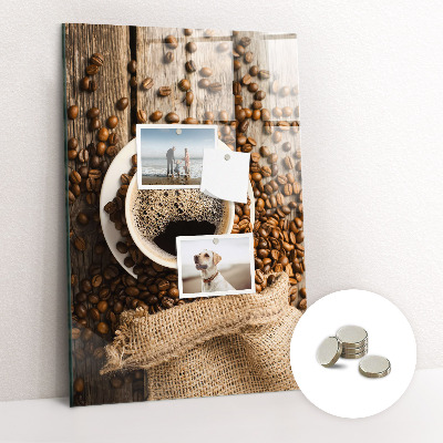 Magnetisch bord Een kopje koffie