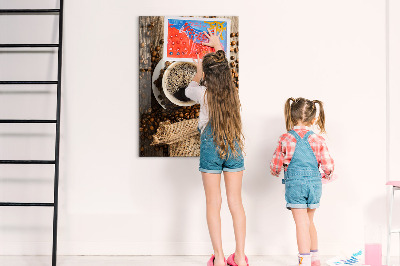 Magnetisch bord Een kopje koffie