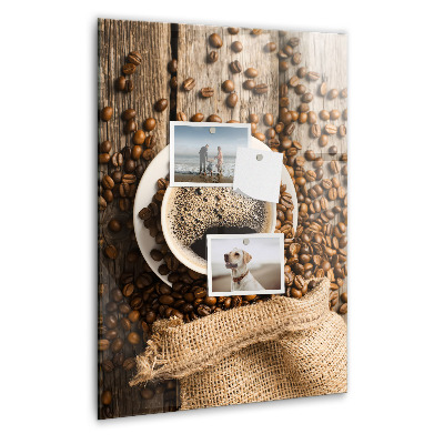 Magnetisch bord Een kopje koffie