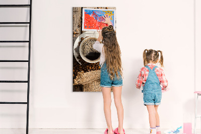 Magnetisch bord Een kopje koffie