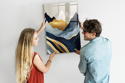 Magnetisch bord Abstract landschap