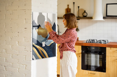 Magnetisch bord Abstract landschap