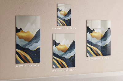 Magnetisch bord Abstract landschap