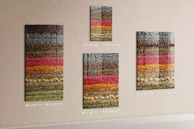 Memo bord Rijen met kruiden