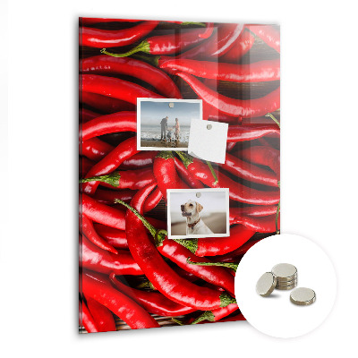Magneetbord Chilipepers