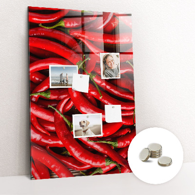 Magneetbord Chilipepers