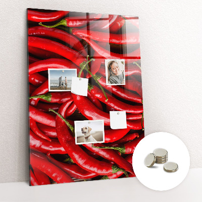 Magneetbord Chilipepers