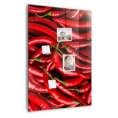 Magneetbord Chilipepers