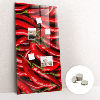 Magneetbord Chilipepers