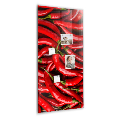 Magneetbord Chilipepers