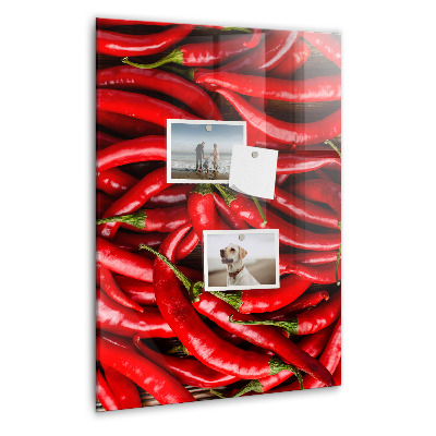 Magneetbord Chilipepers