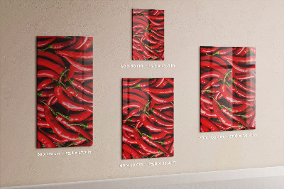 Magneetbord Chilipepers
