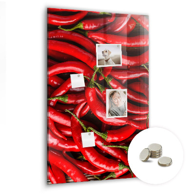 Magneetbord Chilipepers