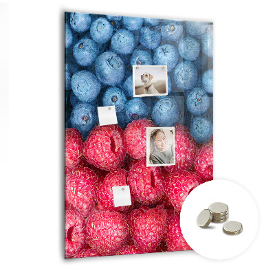 Magnetisch bord Bosbessen en frambozen