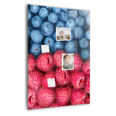 Magnetisch bord Bosbessen en frambozen
