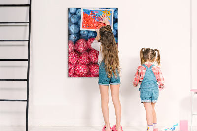 Magnetisch bord Bosbessen en frambozen