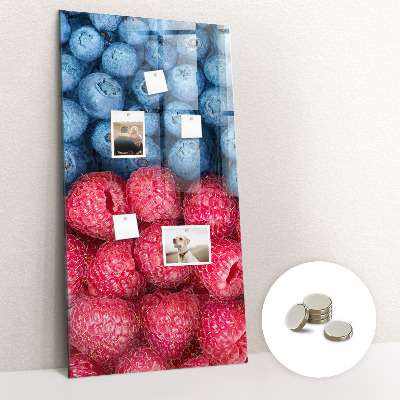 Magnetisch bord Bosbessen en frambozen