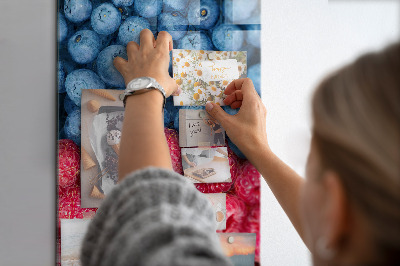 Magnetisch bord Bosbessen en frambozen