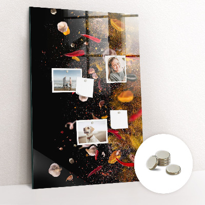 Memo bord Een explosie van smaken