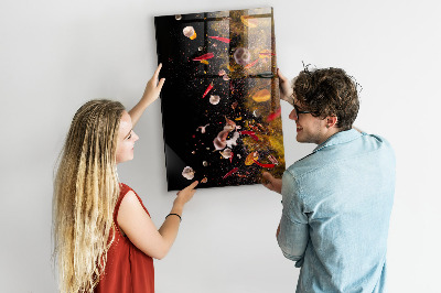 Memo bord Een explosie van smaken