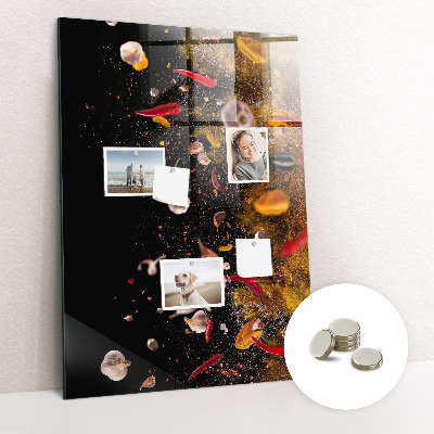 Memo bord Een explosie van smaken