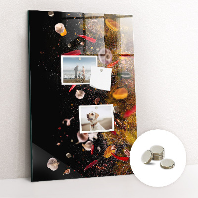 Memo bord Een explosie van smaken