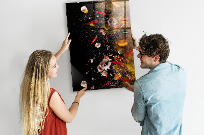 Memo bord Een explosie van smaken