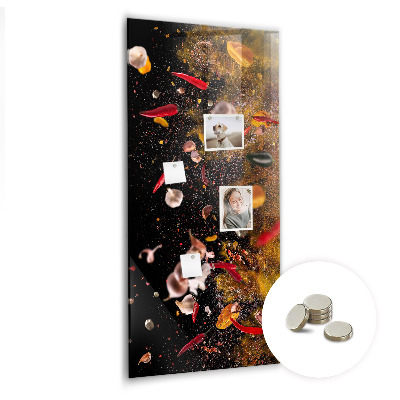 Memo bord Een explosie van smaken