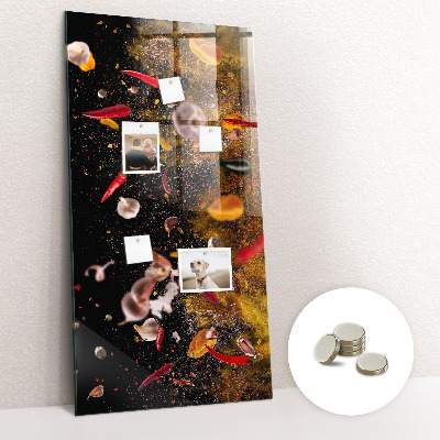 Memo bord Een explosie van smaken