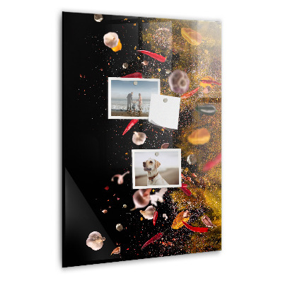 Memo bord Een explosie van smaken