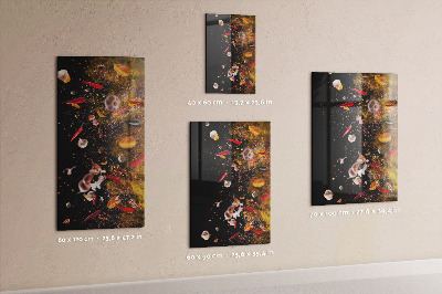 Memo bord Een explosie van smaken