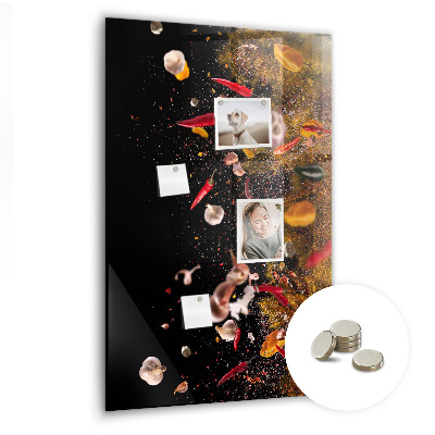 Memo bord Een explosie van smaken