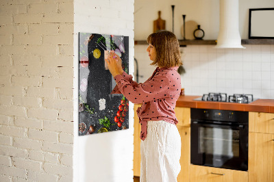 Magneetbord Pizza-ingrediënten