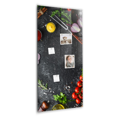 Magneetbord Pizza-ingrediënten