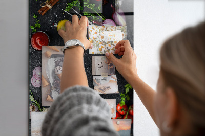 Magneetbord Pizza-ingrediënten