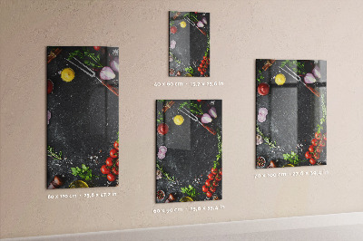 Magneetbord Pizza-ingrediënten