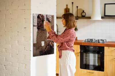 Memo bord Chocolade repen