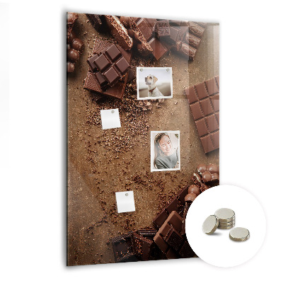 Memo bord Chocolade repen