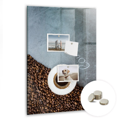 Magneetbord Een kopje koffie