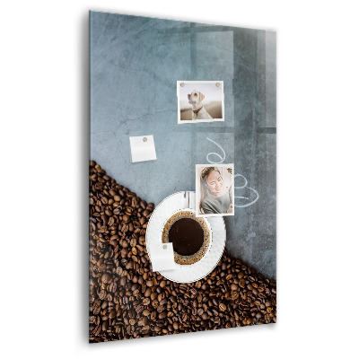 Magneetbord Een kopje koffie
