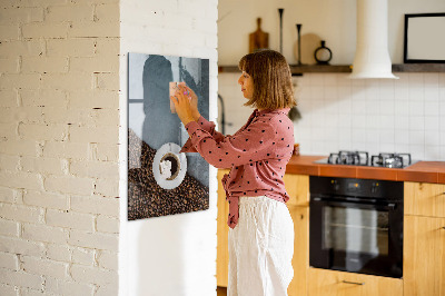 Magneetbord Een kopje koffie