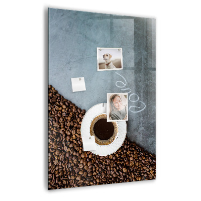 Magneetbord Een kopje koffie