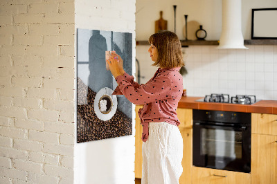 Magneetbord Een kopje koffie