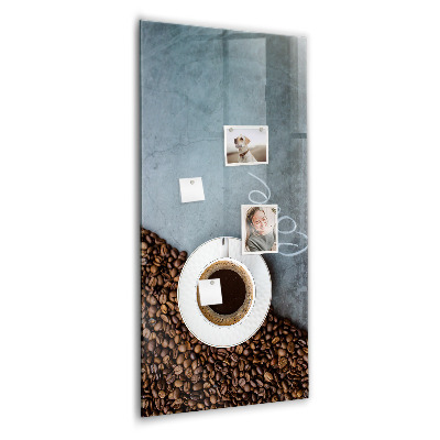Magneetbord Een kopje koffie