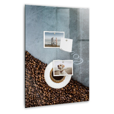 Magneetbord Een kopje koffie