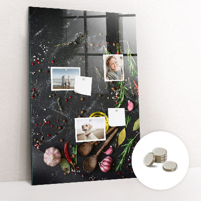 Magnetisch bord Kruidensamenstelling