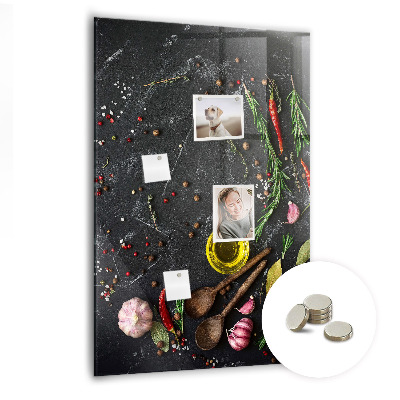 Magnetisch bord Kruidensamenstelling